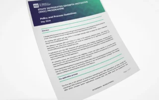 State Integrated Growth Initiative (SIGI) Programme - May Final Release